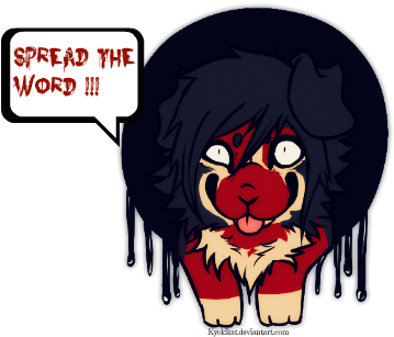 Smile Dog Chibi [ Free To Use] By Kyokilafreakshow - Creepypasta Chibi Smile Dog (400x311)