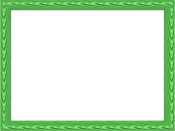 Green Border Frame Png Hd Mart - Green Borders And Frames Png (600x450)