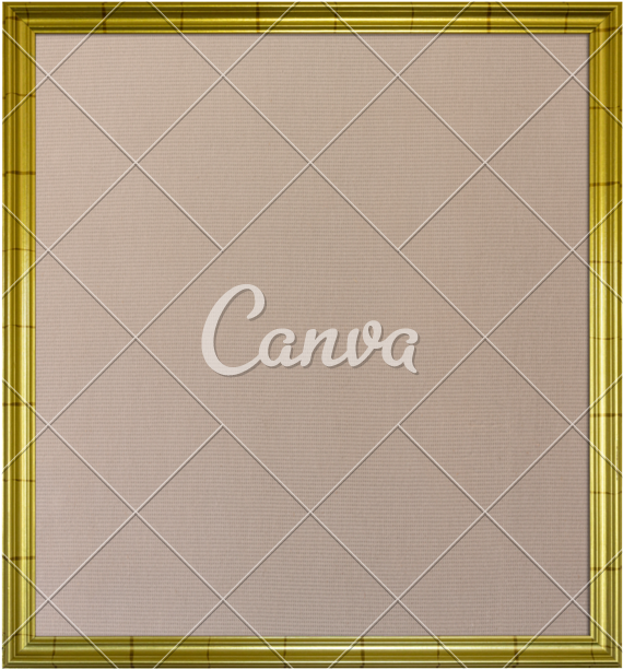 Cloth Pinboard In Ornate Golden Frame - Wood (732x800)