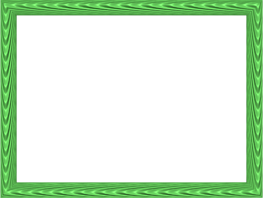 Free Png Green Border Frame Png Images Transparent - Parallel (850x638)