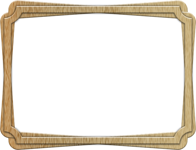 Photo Frame, Tree, Oak Texture, Natural Color - 边框 背景 (640x489)
