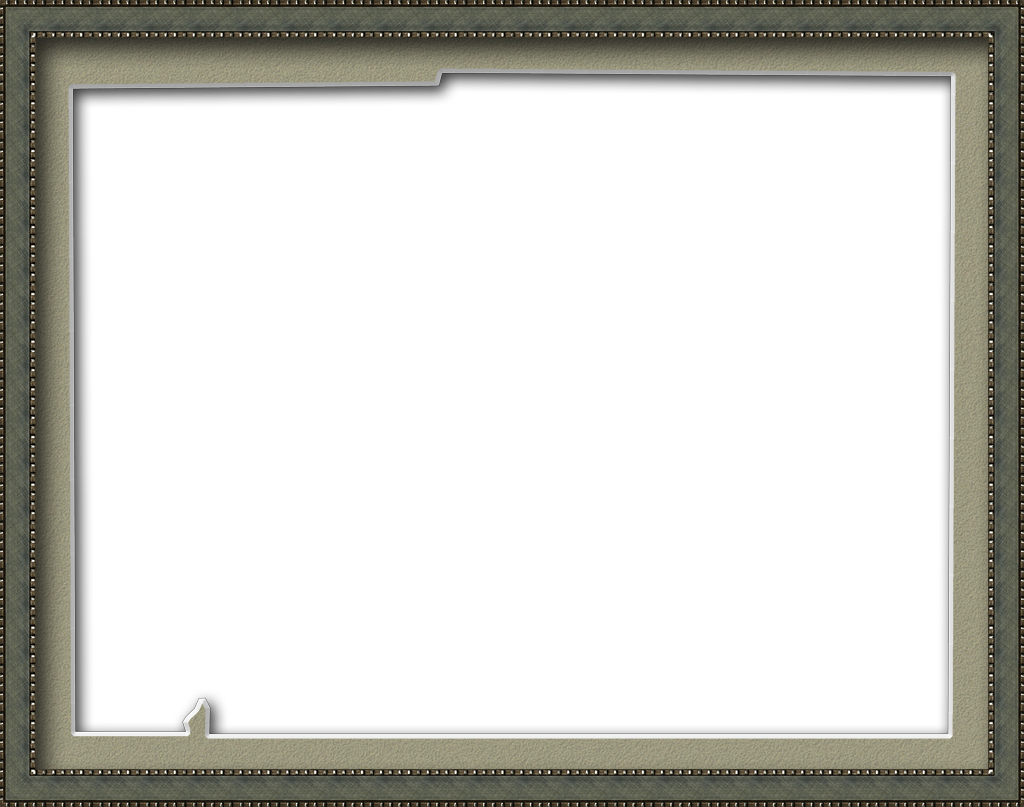 A Map Of Desoto With A Museum Style Picture Frame In - Png Format Frame Design Png (1024x807)