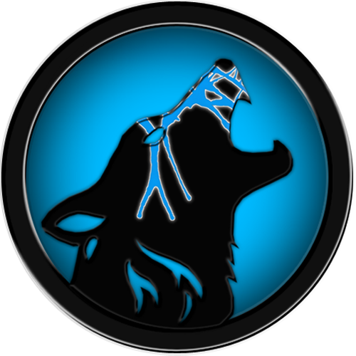 Logo Pizza Logos For Sale - Blue Wolf Logo (500x500)
