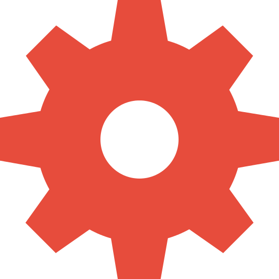 Gear Icon Vector - Circle (550x550)