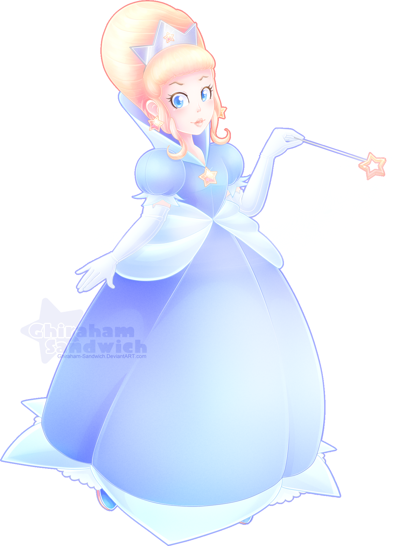 Rosalina [early Concept Design] By Ghiraham-sandwich - Concept Art (1337x1811)