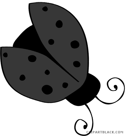 Ladybug Quality Animal Free Black White Clipart Images - Clip Art Lady Bug (425x461)