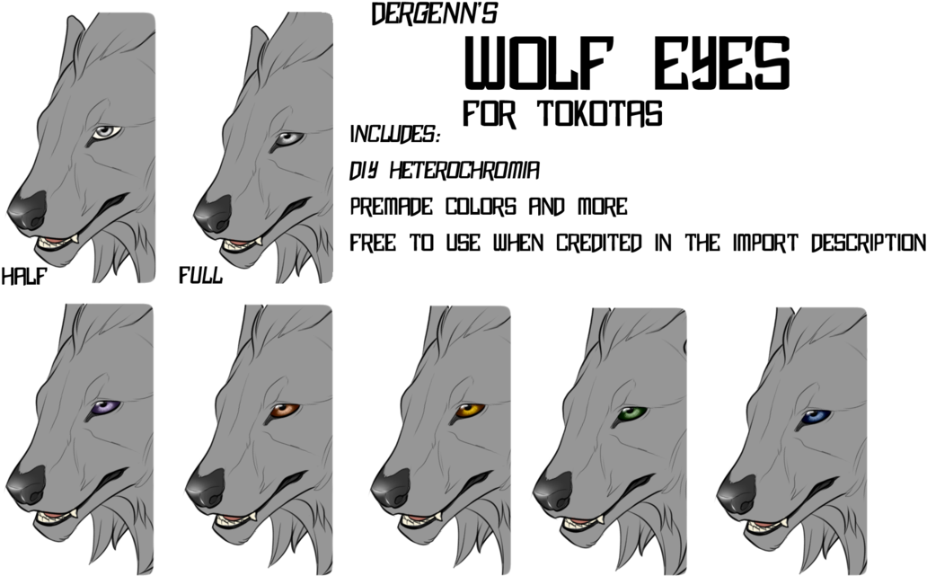 Wolf Eyes For Tokotas - Wolf Eyes (1153x692)