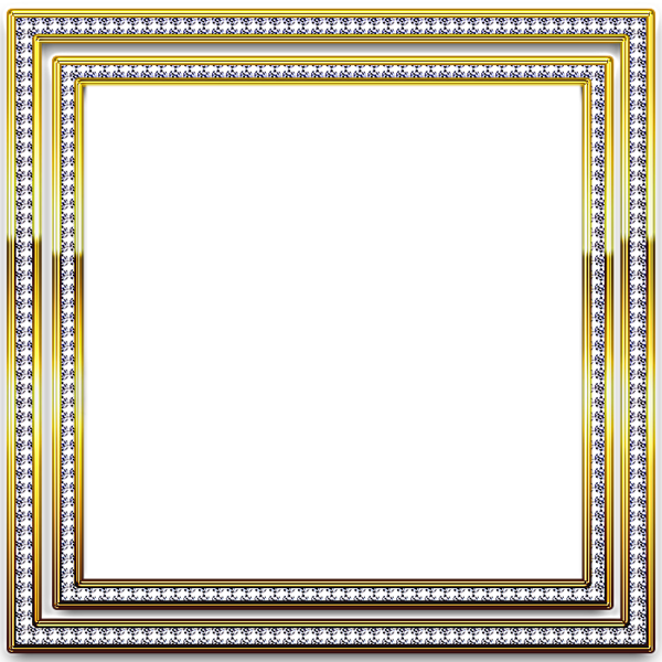 Diamond Picture Frames - Glamour Frame Png (600x600)