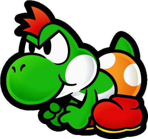Baby Yoshi Sonic The Hedgehog - Paper Mario The Thousand Year Door Yoshi (500x470)