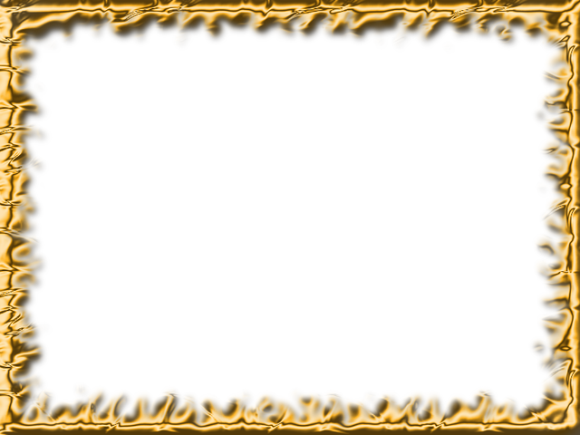 Simple Black Frame Png Black And Gold Frame Png Black - Gold Frame Background Png (640x480)