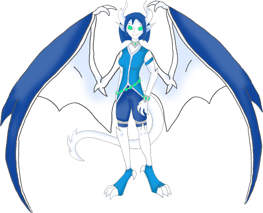 Athena By Crystal-rosewing - Gargoyles Cartoon Oc (900x731)