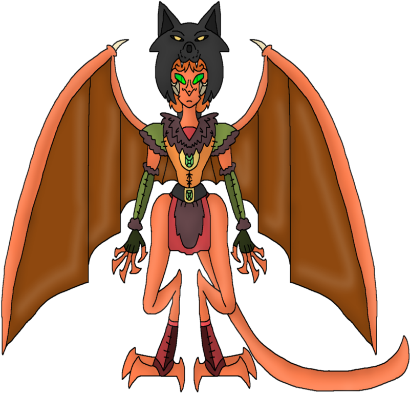Kyle In Gargoyle Form By Fireember345 - Cartoon (848x942)