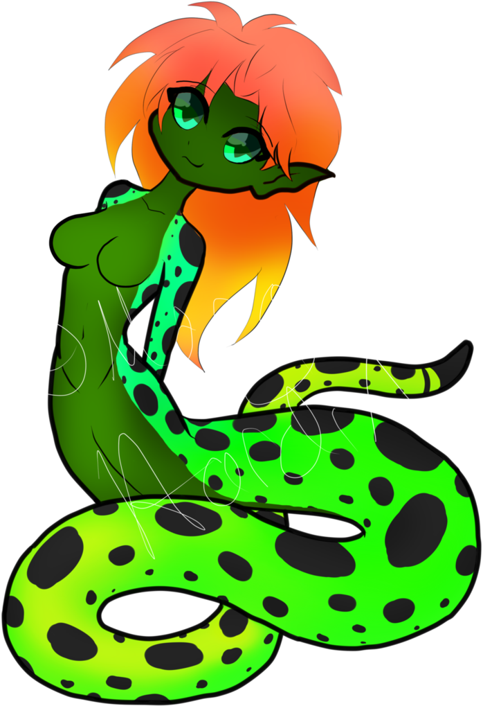 Lamia By Twin-towers - Cartoon (774x1032)