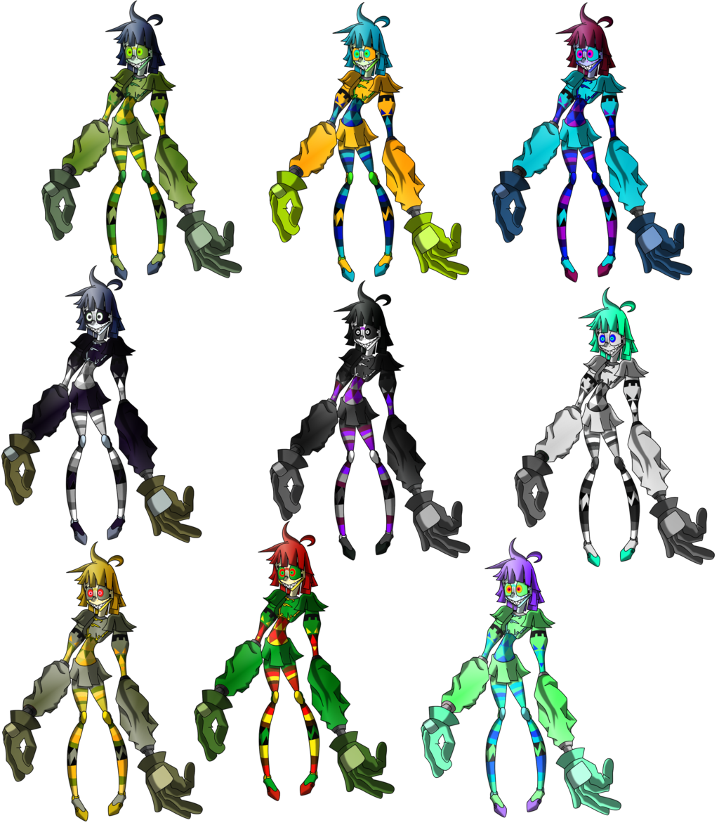 Matryoshka Color Palette By That One Leo - Cartoon (1024x1174)