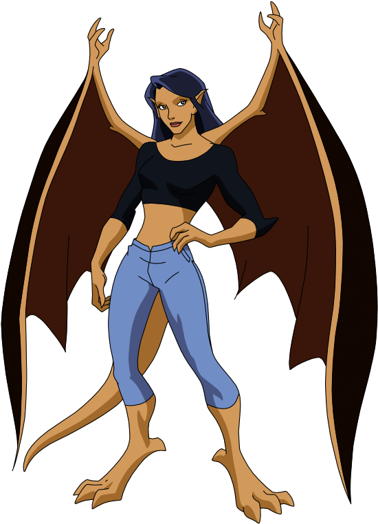 Gargoyle Elisa By Spiedyfan - Gargoyles Cartoon (600x825)