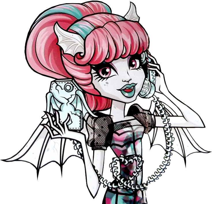 Rochelle Goyle Is A Gargoyle From Scaris, France - Rochelle Goyle Monster High (755x749)
