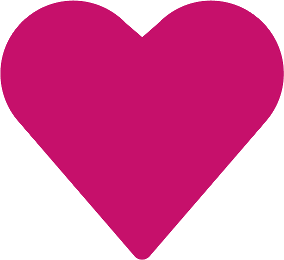 Pink Heart Clipart Png (573x525)