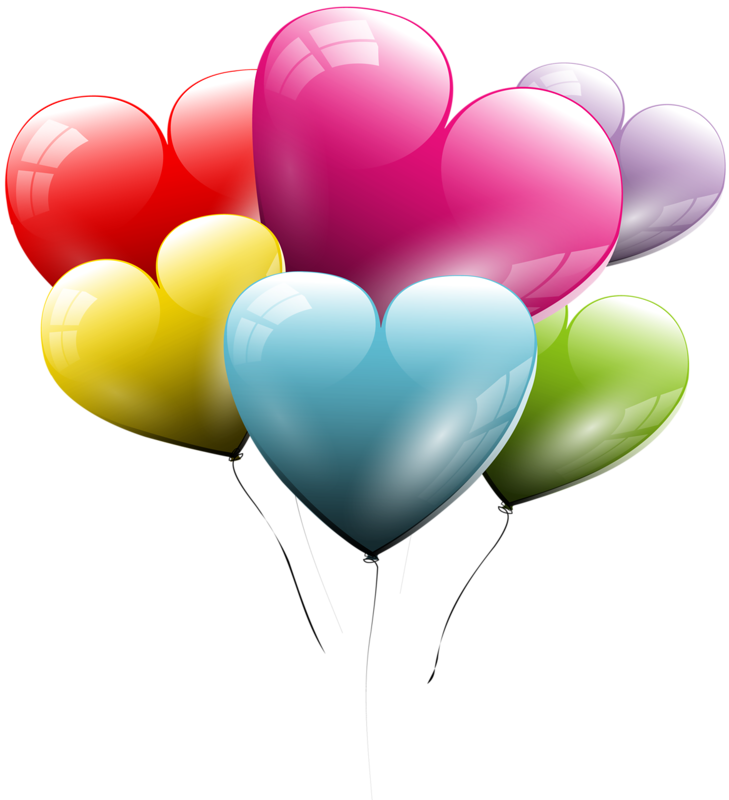Album - Png Image Heart Balloon (729x800)