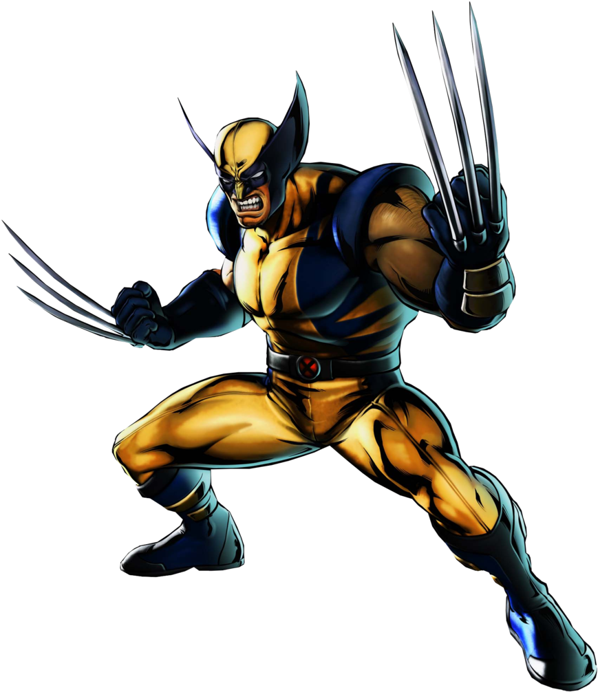 Download Wolverine Free Png Photo Images And Clipart - Marvel Vs Capcom 3 Wolverine (1024x1101)