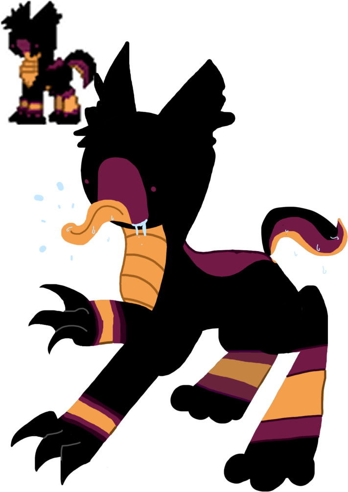 Nootaz, Claws, Creepy, Oc, Oc Only, Oc - Pony Town Creepy Pony (791x1024)