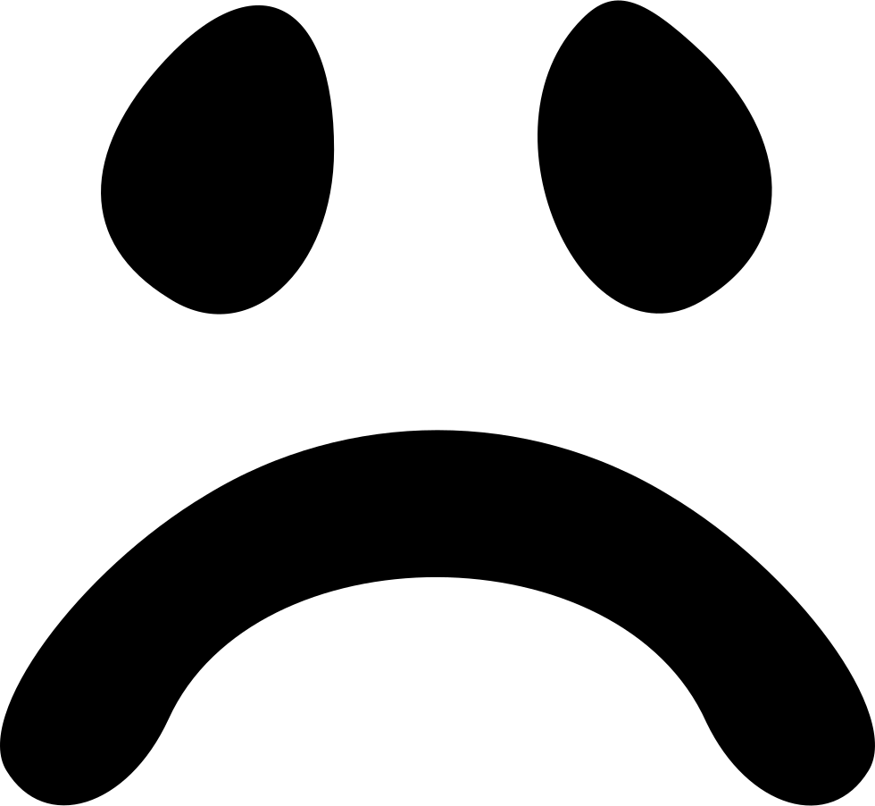 Smiley Frown Comments - Frown (980x902)
