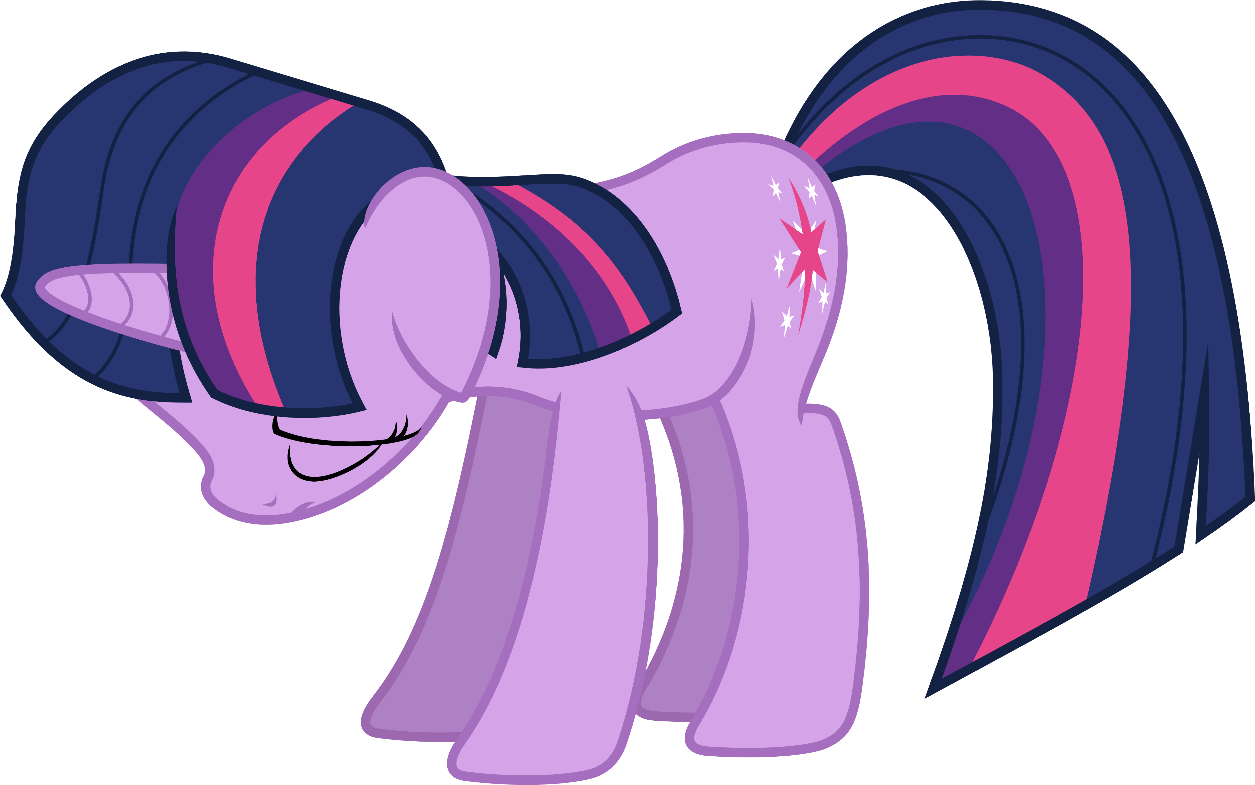 Zutheskunk Traces, Eyes Closed, Floppy Ears, Frown, - My Little Pony Twilight Sparkle Sad (5000x3170)