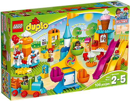 <p>explore The Lego® Duplo® Big Fair With Turning Ferris - Lego Duplo My Town (600x450)