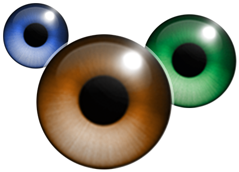 The Gene "bey2" Is Responsible For Brown Eyes In Addition - Ojos Color Gris Png (609x434)