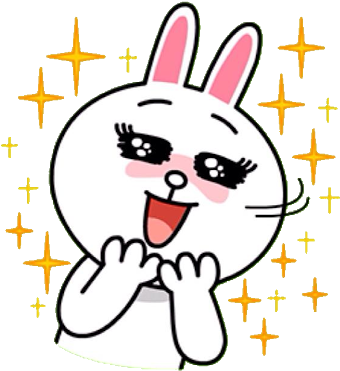 Discover Ideas About Line Sticker - Sticker Line Cony Png (381x386)