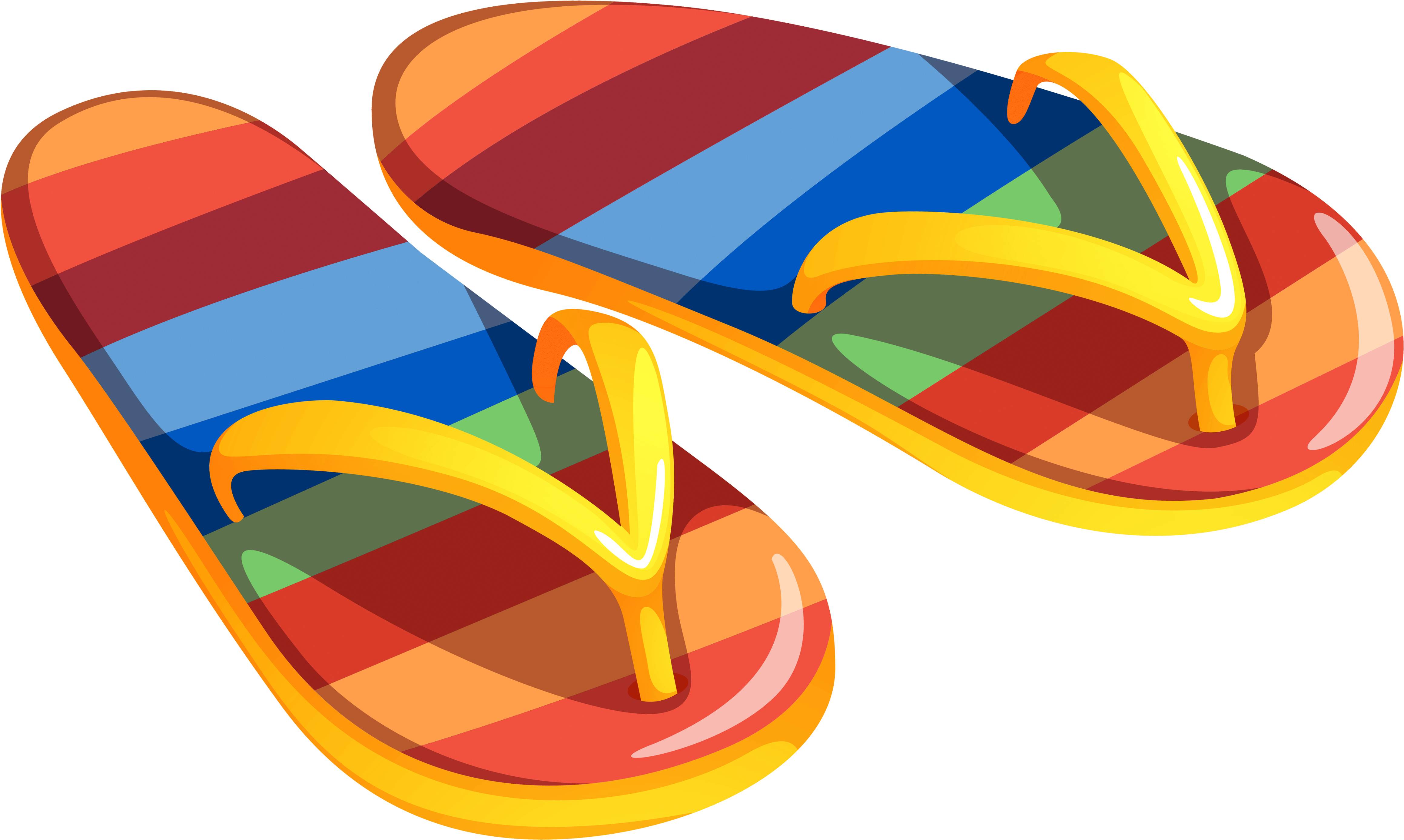 Image Of Clip Art Flip Flops Sandals Clip Art Image - Beach Clip Art (4726x3126)