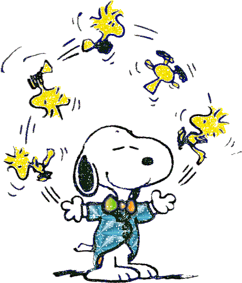 Download - Snoopy Juggler (483x568)