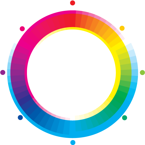 El Modelo De Color Cmyk Rueda De Color Rgb El Modelo - Cmyk Color Wheel Png (612x792)