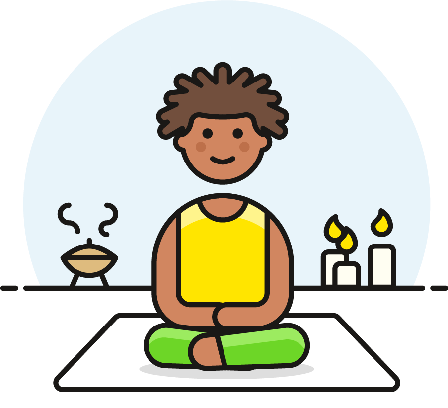 09 Spa Meditation Male African American - Portable Network Graphics (1025x1148)