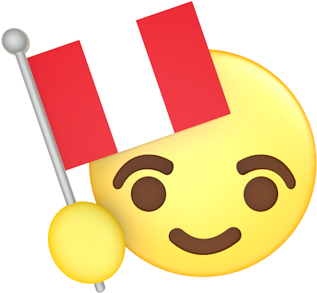 National Flag - Bandera De Peru Emoji (500x500)