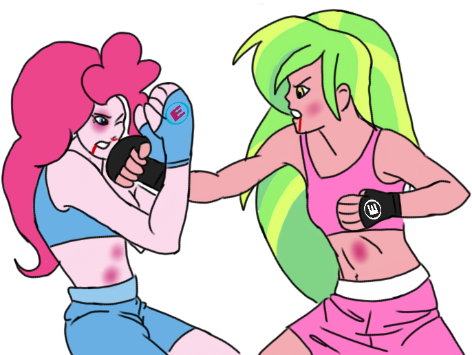 Toyminator900, Blood, Boxing, Bruised, Equestria Girls, - Cartoon (720x532)