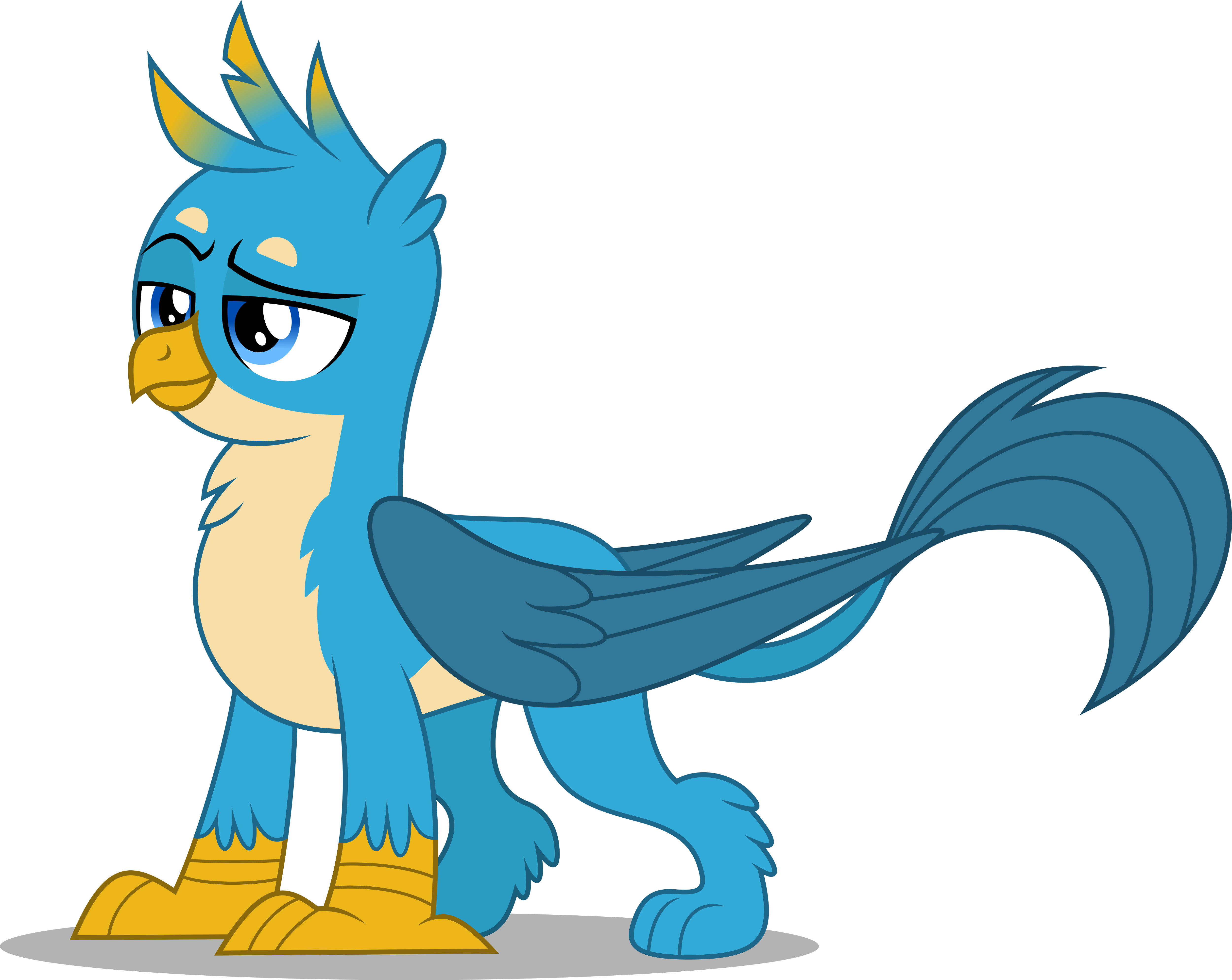 Dashiesparkle Vector - My Little Pony Gallus (5000x3977)