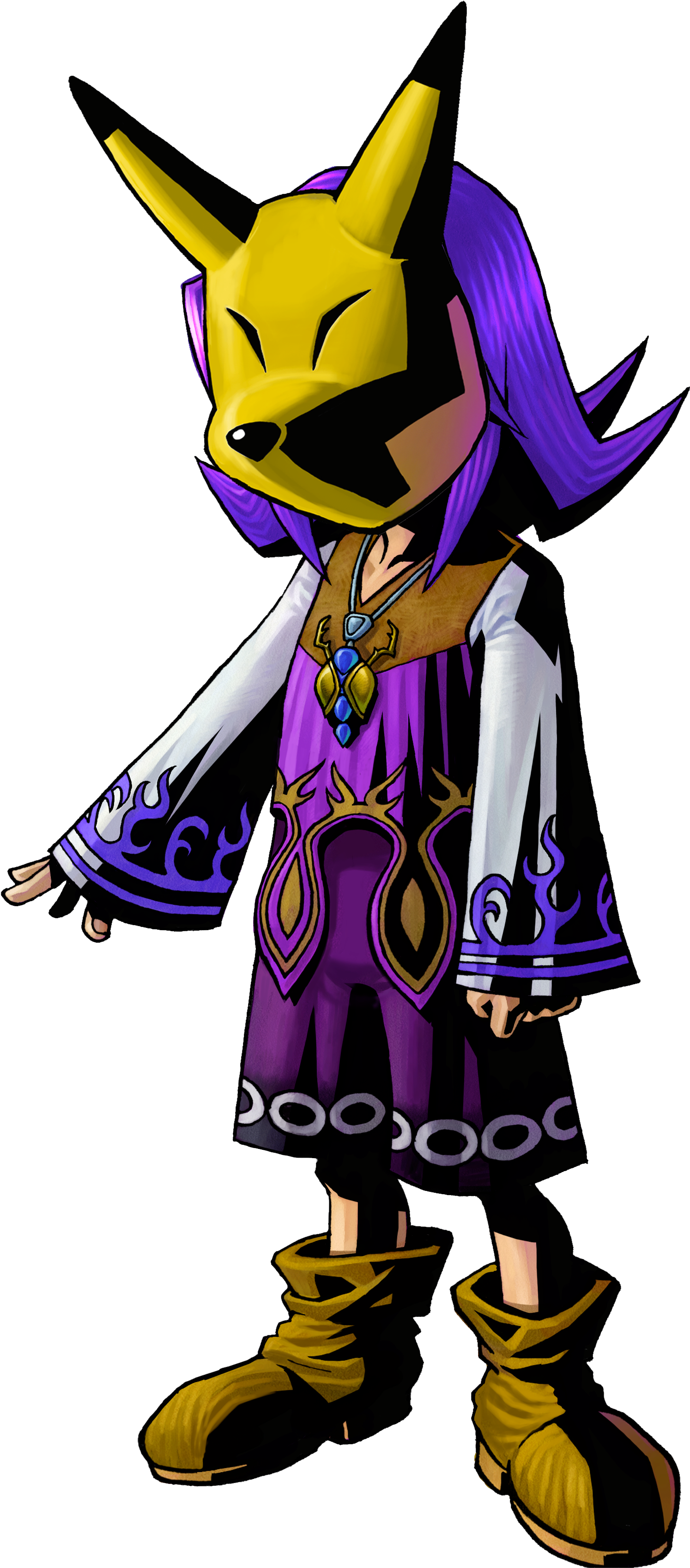 1 Agree To Begin Searching For Kafei - Majora's Mask Kafei Mask (1732x3523)