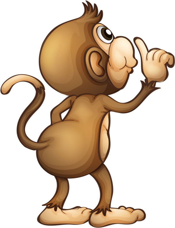 Monkey Cartoon Royalty-free Illustration - Monkey Cartoon Png (620x800)