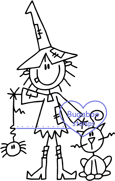 Akv Witch Kitty - Cartoon (487x750)