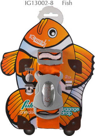 Animal Luggage Strap - Cartoon (490x490)