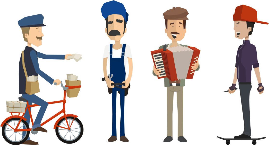 Human Behavior - Design - Cartoon (1920x664)