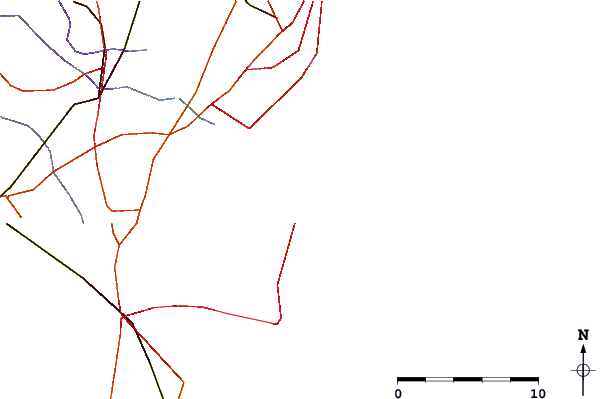 Roads And Rivers Around Brick Beach - Twig (601x399)