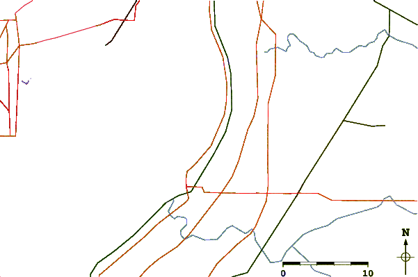 Roads And Rivers Around Apollo Beach - Diagram (601x399)