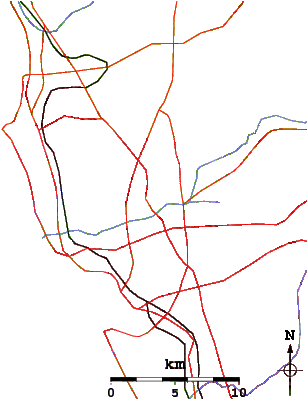 Roads And Rivers Around Mission Beach - River (601x399)