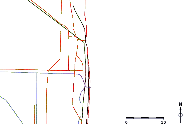 Florida Roads And Rivers Around Palm Beach, Highway - Diagram (601x400)