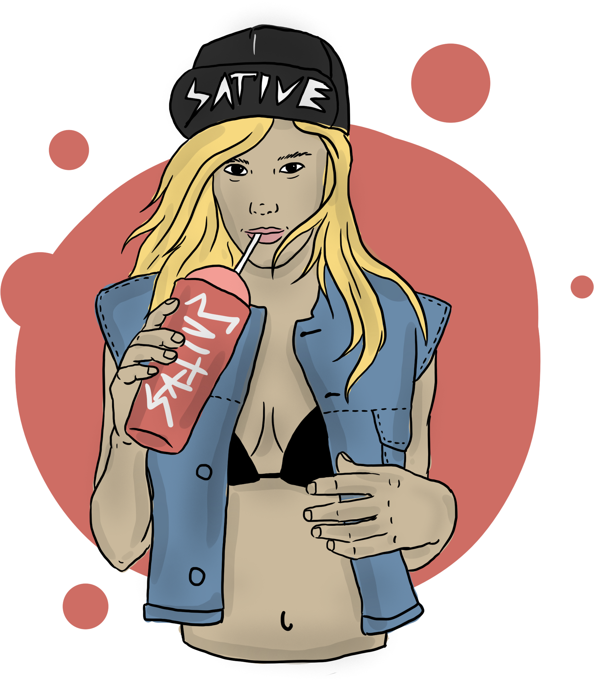 Cartoon Human Behavior Girl Homo Sapiens - Cartoon (2625x2625)