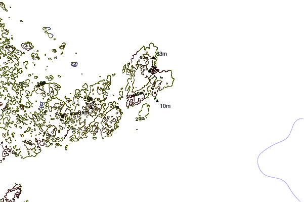 Shoreline Around Good Harbor Beach - Illustration (601x399)