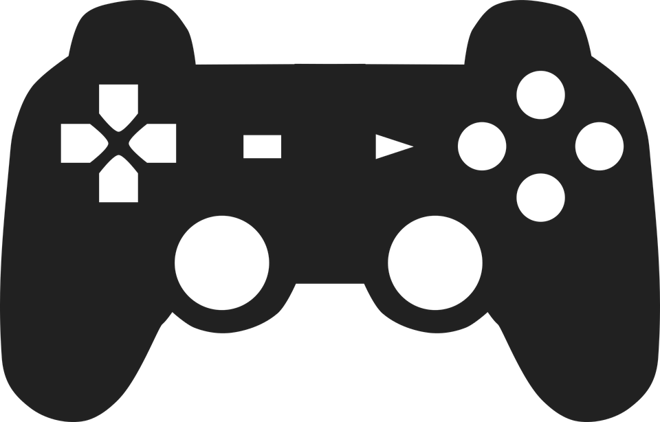 Video Game Control Clipart 3 By Robert - Game Controller Silhouette (960x614)