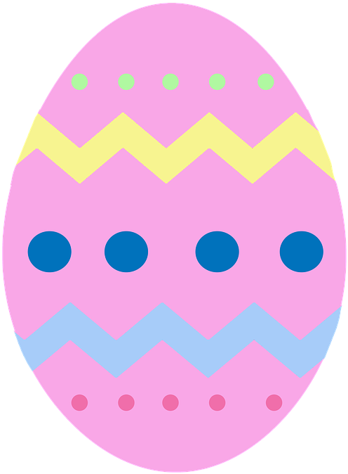 Cartoon Pink Easter Egg (540x720)