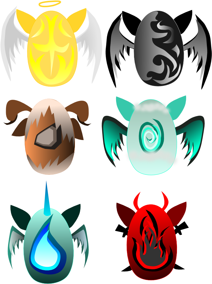 - - 1/6 Open - - Elemental Pony Egg Adopts - - - 1/6 Open - - Elemental Pony Egg Adopts (744x1052)